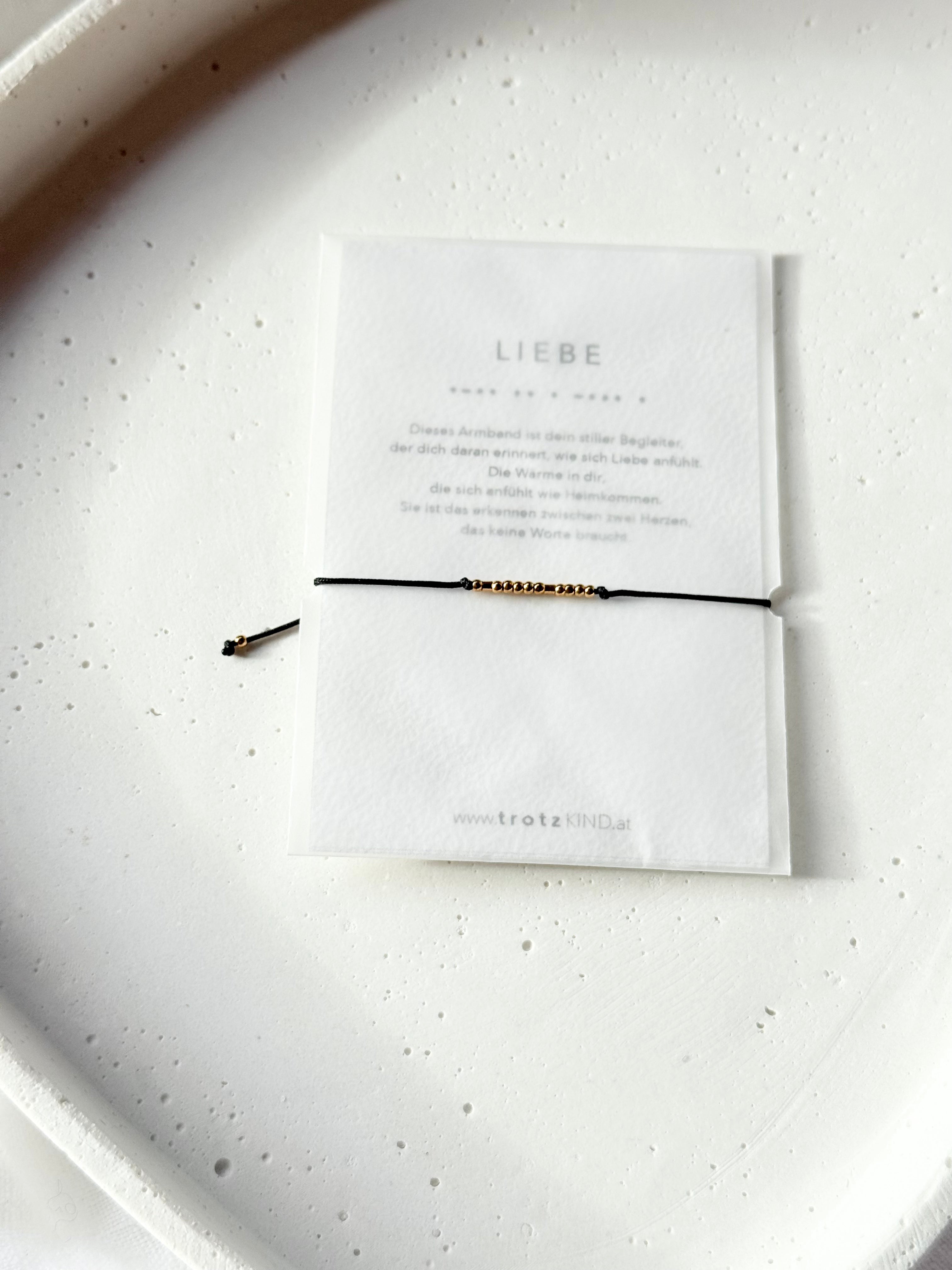 ARMBAND Morse Liebe