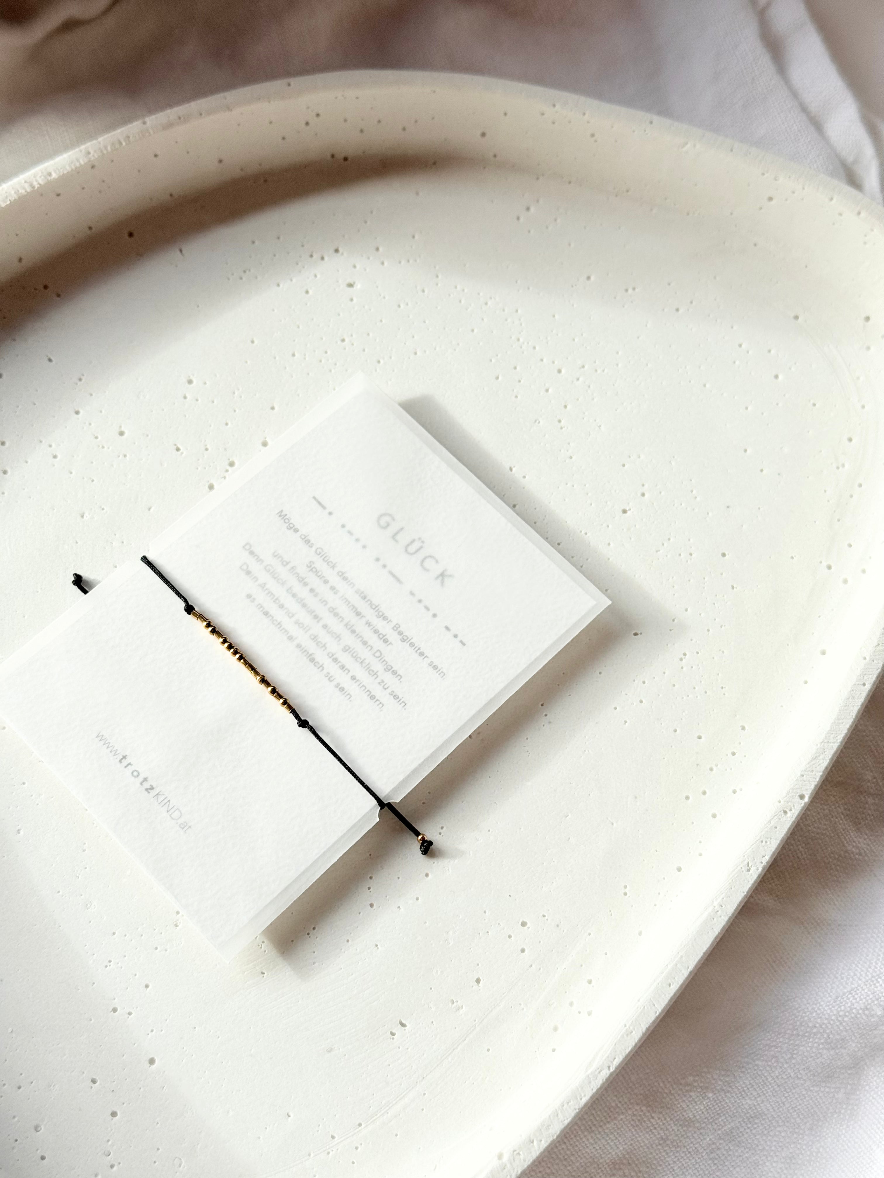 ARMBAND Morse Glück