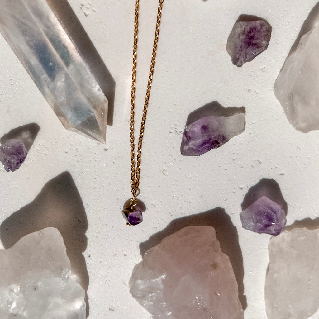 HALSKETTE Amethyst Pure Vibes