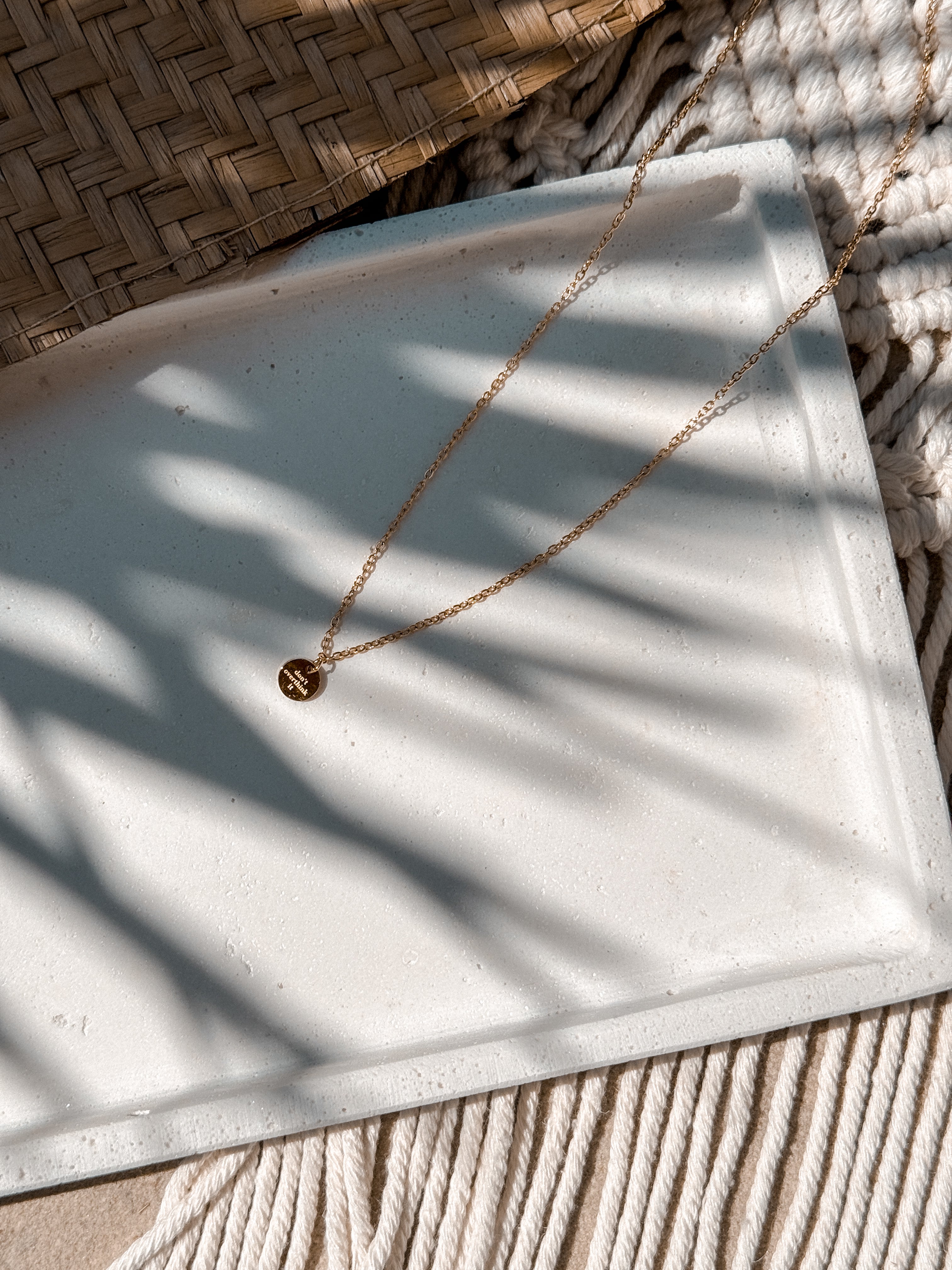 HALSKETTE Don't overthink it