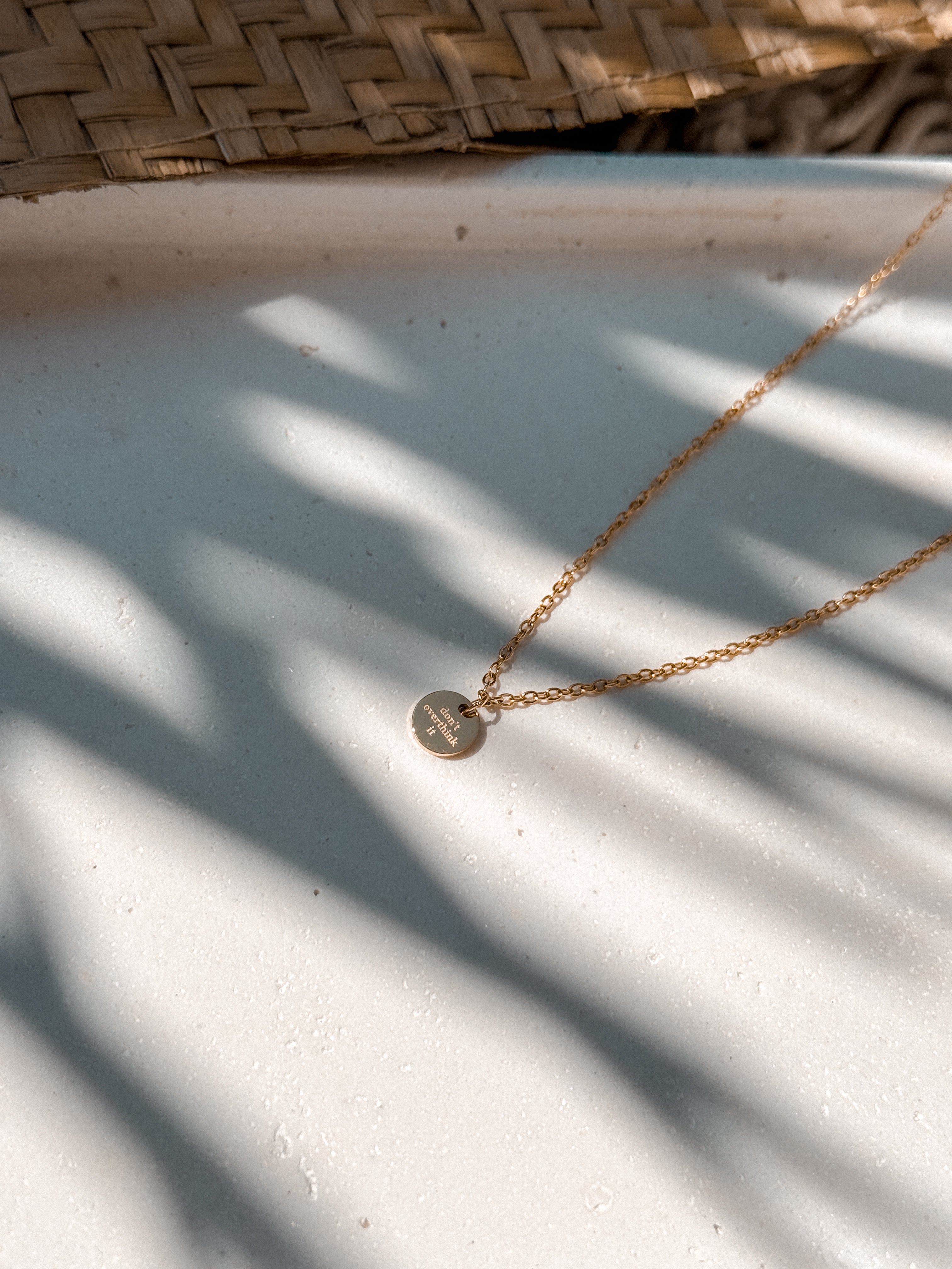 HALSKETTE Don't overthink it