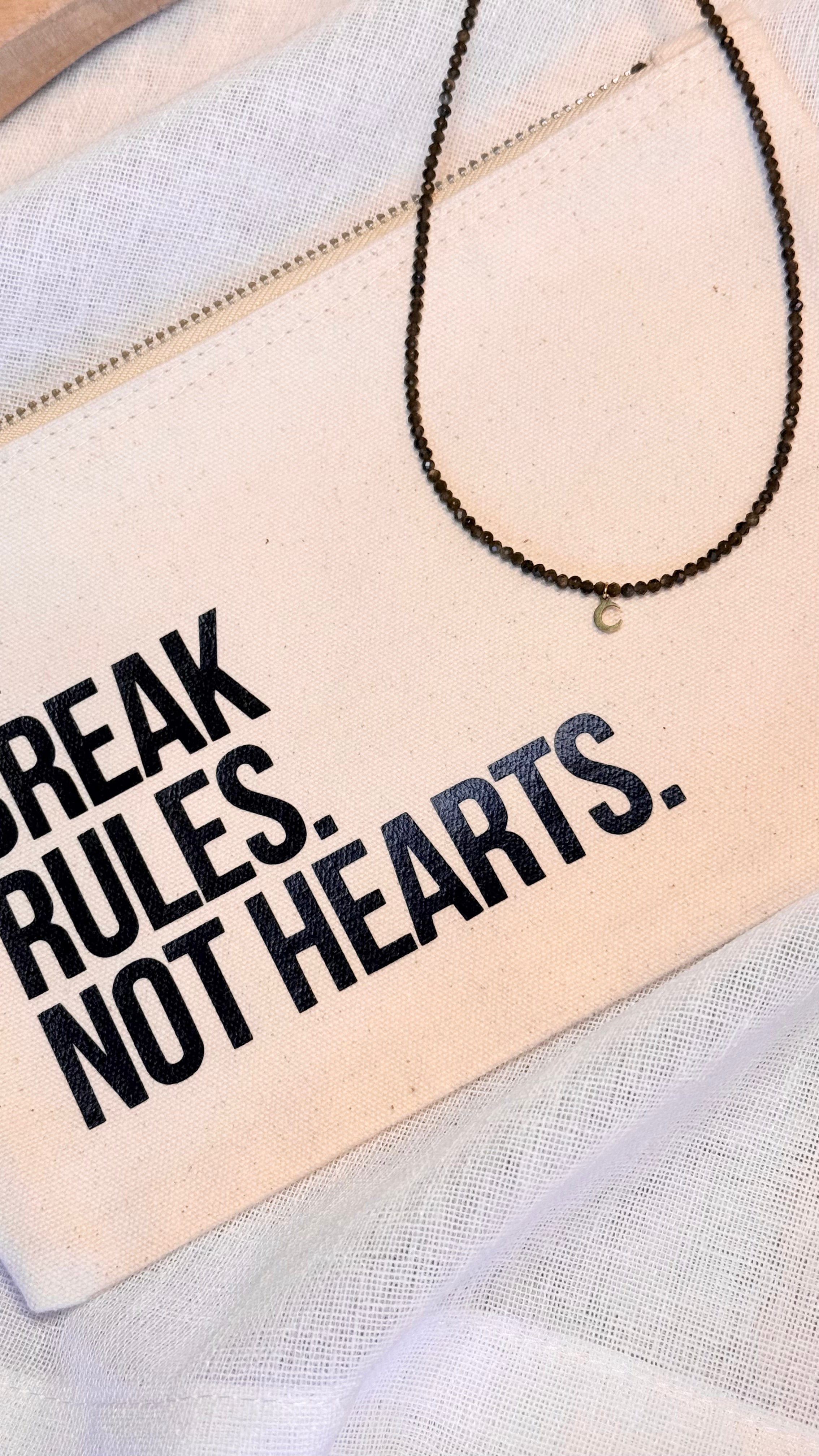 HALSKETTE Obsidian Full Protection