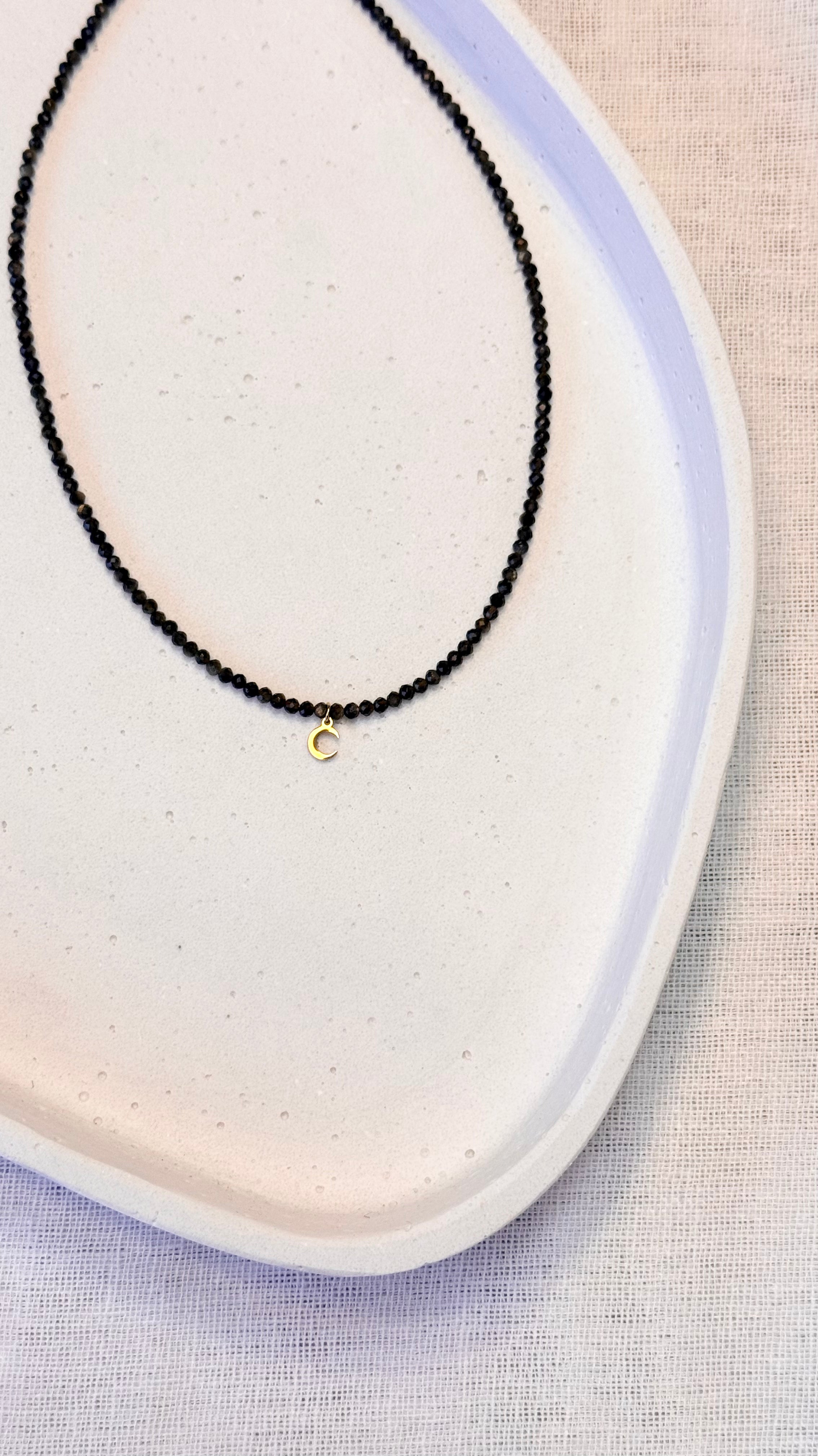 HALSKETTE Obsidian Full Protection