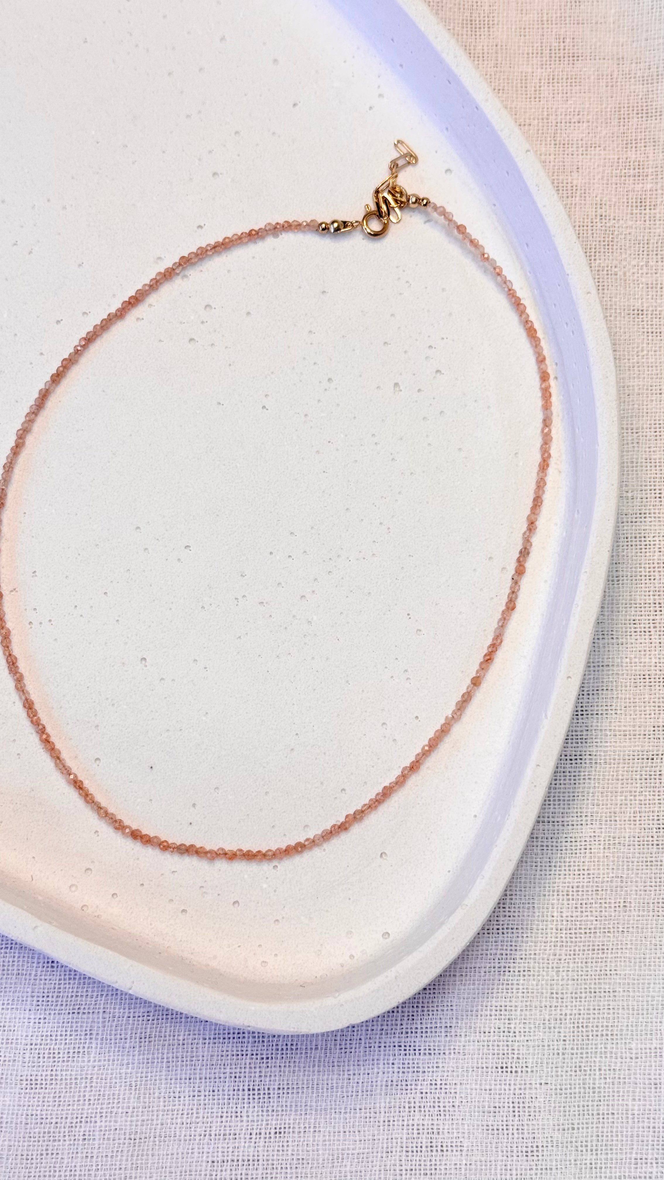 HALSKETTE Rosenquarz Love Connection