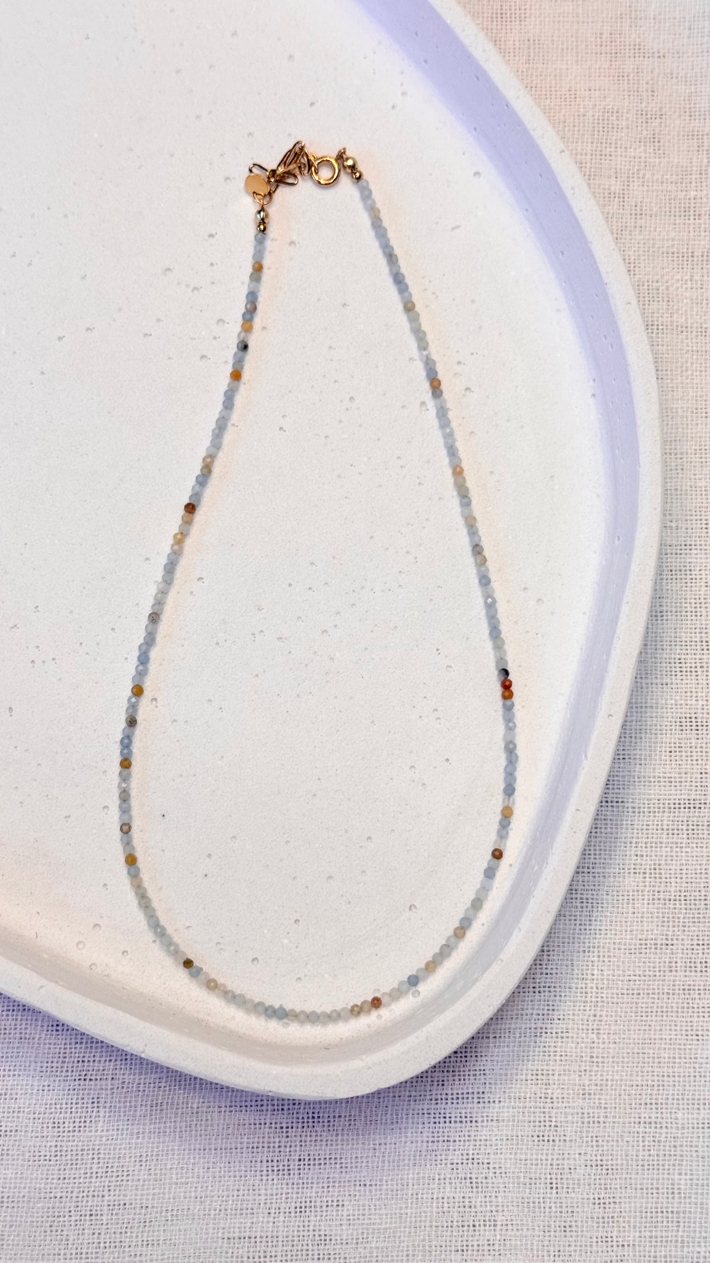 HALSKETTE Amazonit Truth Balance