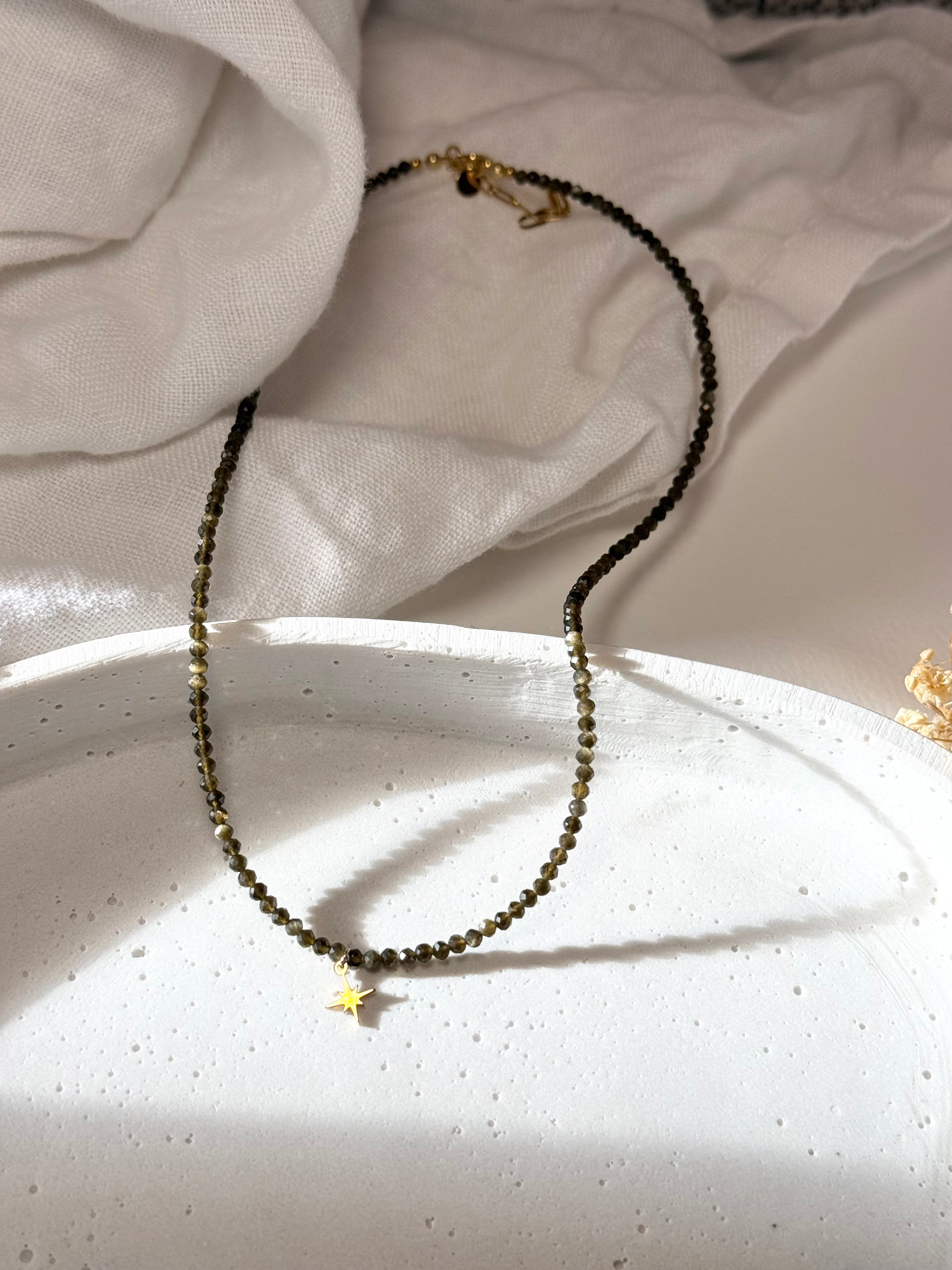 HALSKETTE Obsidian Full Protection