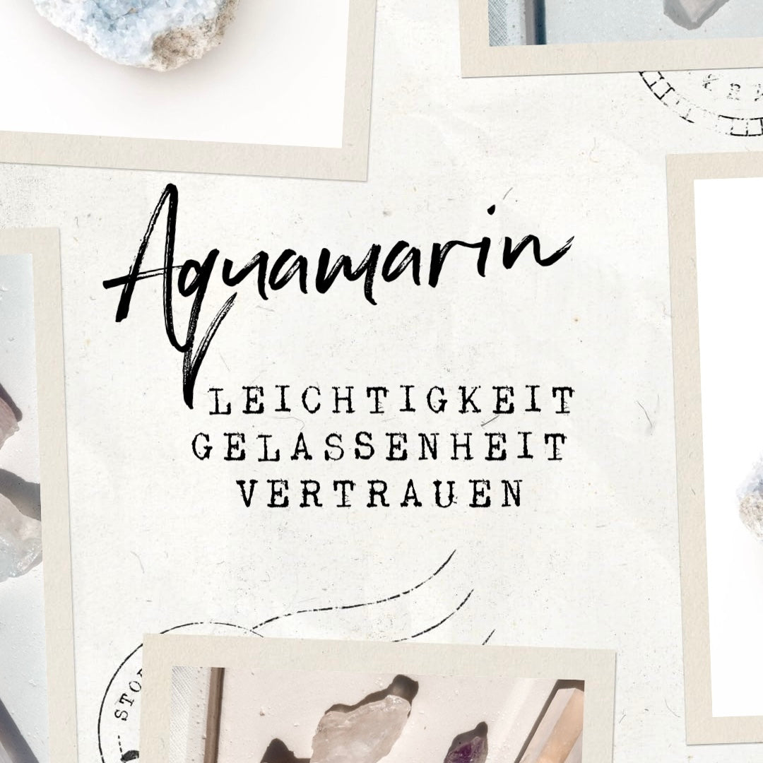 HALSKETTE Aquamarin Feel Good