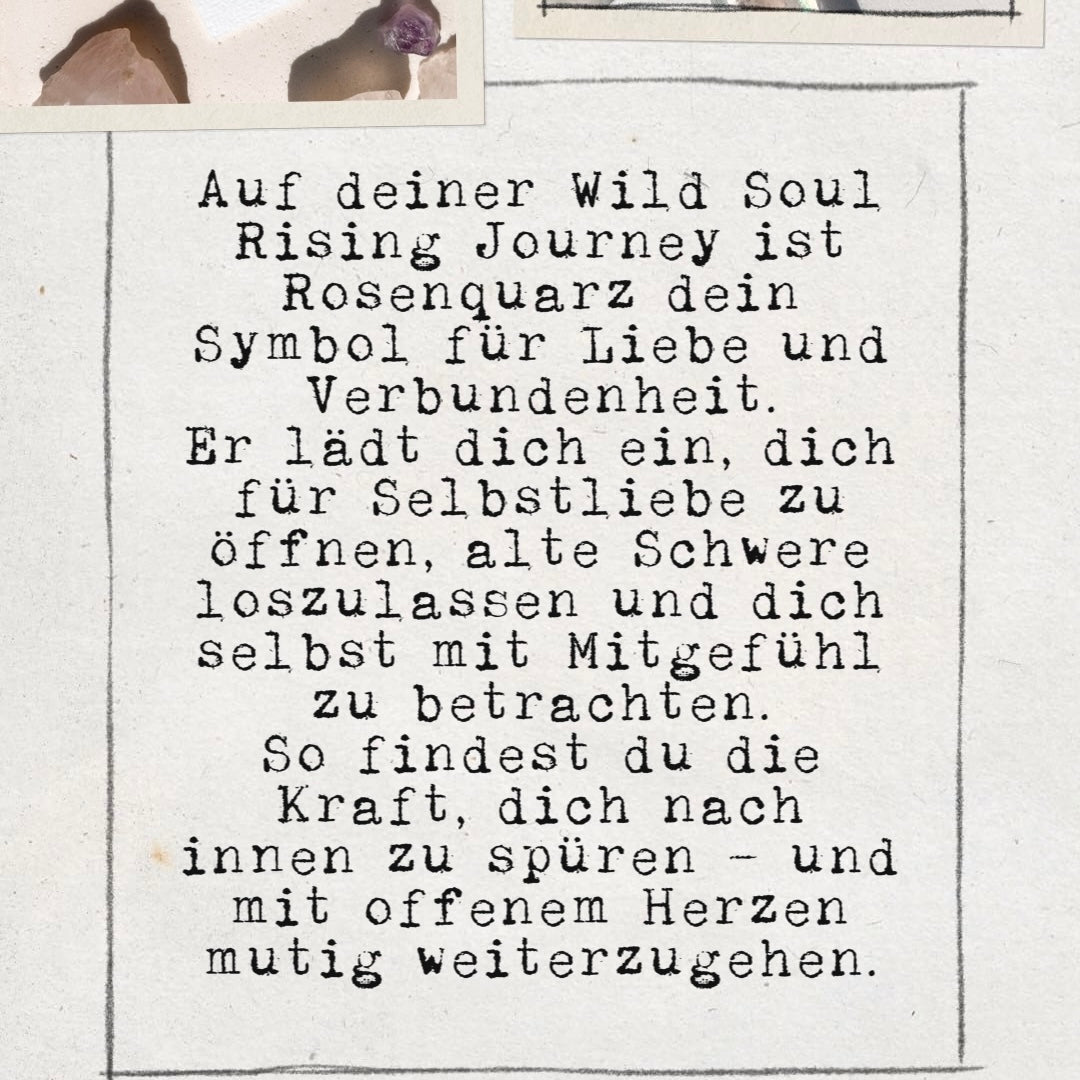 ARMBAND Rosenquarz Healing Heart